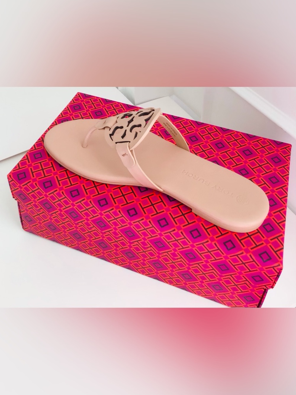 Tory Burch Miller Leather Sandals-New In Box With Dust Bag - Picture 4 of 11